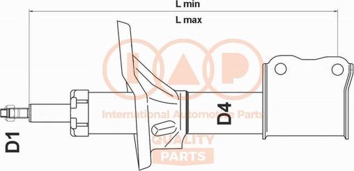 IAP QUALITY PARTS 504-07144 - Amortizator furqanavto.az