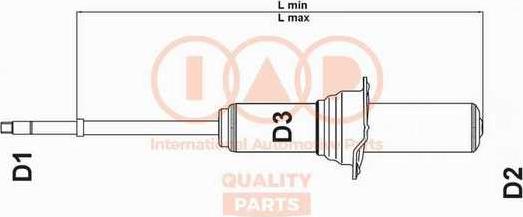 IAP QUALITY PARTS 504-11081 - Amortizator furqanavto.az