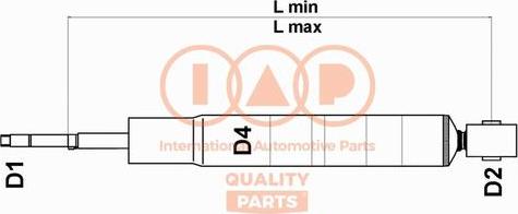 IAP QUALITY PARTS 504-13094E - Amortizator furqanavto.az