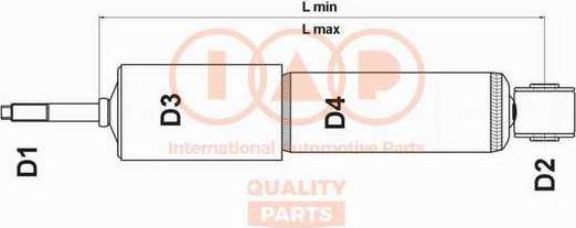 IAP QUALITY PARTS 504-12030P - Amortizator furqanavto.az