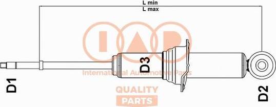 IAP QUALITY PARTS 504-12122 - Amortizator furqanavto.az