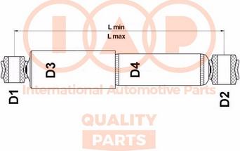 IAP QUALITY PARTS 504-17065GE - Amortizator furqanavto.az