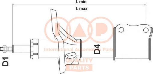 IAP QUALITY PARTS 504-17005 - Amortizator furqanavto.az