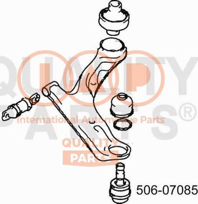 IAP QUALITY PARTS 506-07085 - Billi birləşmə furqanavto.az