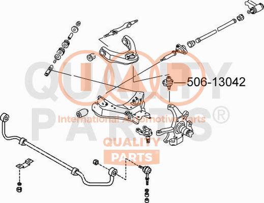 IAP QUALITY PARTS 506-13042 - Billi birləşmə furqanavto.az