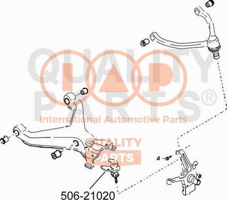 IAP QUALITY PARTS 506-21020 - Billi birləşmə furqanavto.az