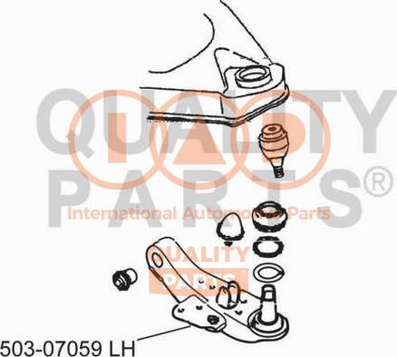 IAP QUALITY PARTS 503-07059 - Yolun idarəedici qolu furqanavto.az