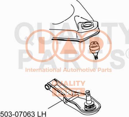 IAP QUALITY PARTS 503-07063 - Yolun idarəedici qolu furqanavto.az