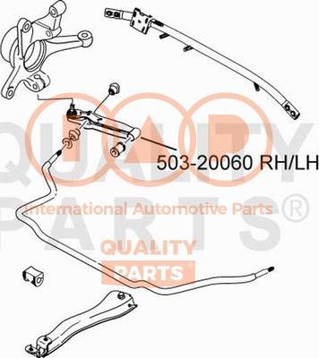 IAP QUALITY PARTS 503-20060 - Yolun idarəedici qolu furqanavto.az