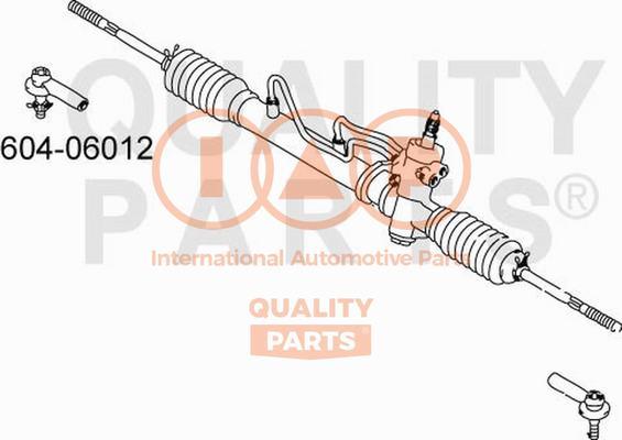 IAP QUALITY PARTS 604-06012 - Bağlama çubuğunun sonu furqanavto.az