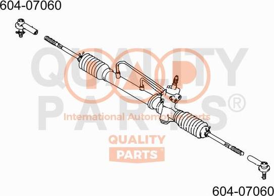 IAP QUALITY PARTS 604-07060 - Bağlama çubuğunun sonu furqanavto.az