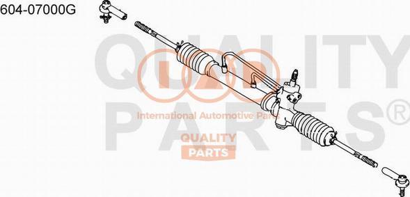 IAP QUALITY PARTS 604-07000G - Bağlama çubuğunun sonu furqanavto.az