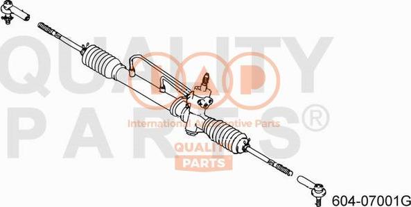 IAP QUALITY PARTS 604-07001G - Bağlama çubuğunun sonu furqanavto.az