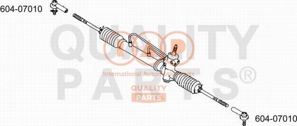 IAP QUALITY PARTS 604-07010 - Bağlama çubuğunun sonu furqanavto.az