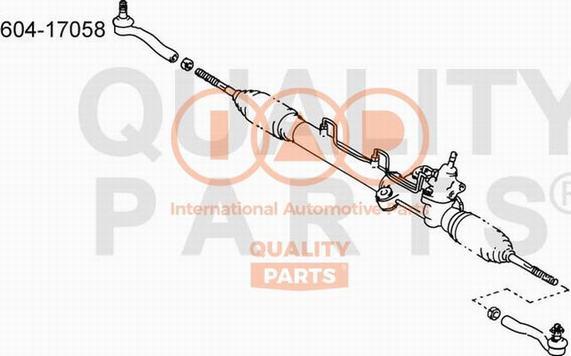 IAP QUALITY PARTS 604-17058 - Bağlama çubuğunun sonu furqanavto.az