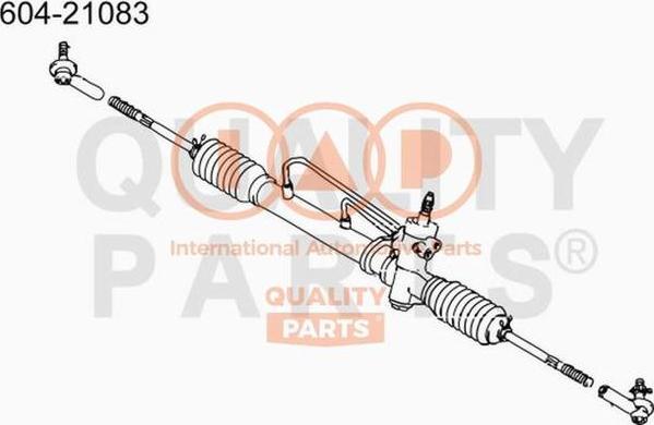 IAP QUALITY PARTS 604-21083 - Bağlama çubuğunun sonu furqanavto.az