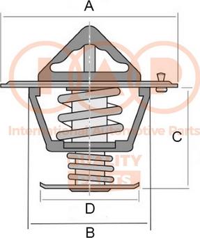 IAP QUALITY PARTS 155-10052 - Termostat, soyuducu www.furqanavto.az