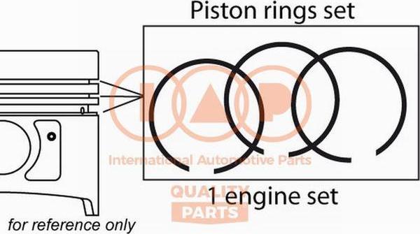 IAP QUALITY PARTS 102-13031 - Piston halqası dəsti furqanavto.az