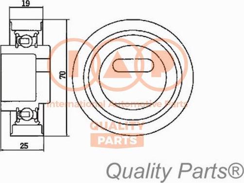 IAP QUALITY PARTS 12706033 - Gərginlik kasnağı, vaxt kəməri furqanavto.az