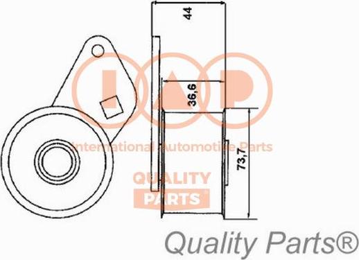 IAP QUALITY PARTS 127-14031 - Gərginlik kasnağı, vaxt kəməri furqanavto.az