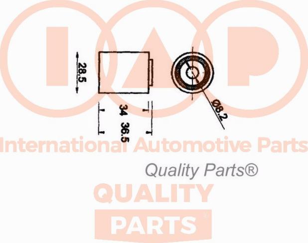 IAP QUALITY PARTS 127-21057 - Gərginlik kasnağı, vaxt kəməri furqanavto.az