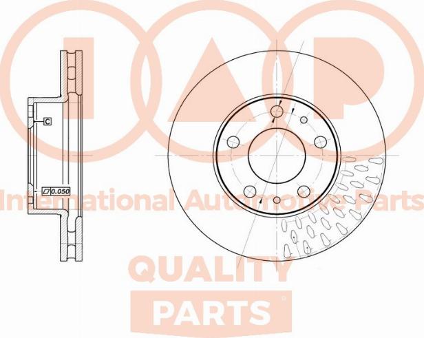 IAP QUALITY PARTS 709-08030 - Əyləc Diski furqanavto.az