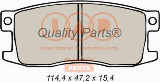 IAP QUALITY PARTS 704-06040 - Əyləc altlığı dəsti, əyləc diski furqanavto.az