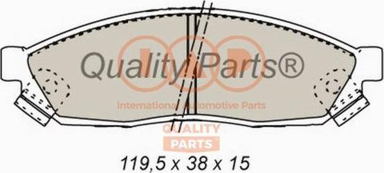 IAP QUALITY PARTS 704-06010 - Əyləc altlığı dəsti, əyləc diski furqanavto.az