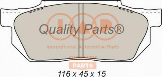 IAP QUALITY PARTS 704-06013 - Əyləc altlığı dəsti, əyləc diski furqanavto.az