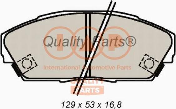 IAP QUALITY PARTS 704-06033 - Əyləc altlığı dəsti, əyləc diski furqanavto.az