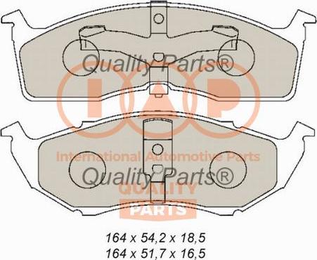 IAP QUALITY PARTS 704-02012 - Əyləc altlığı dəsti, əyləc diski furqanavto.az