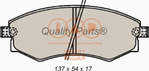 IAP QUALITY PARTS 704-07030X - Əyləc altlığı dəsti, əyləc diski furqanavto.az