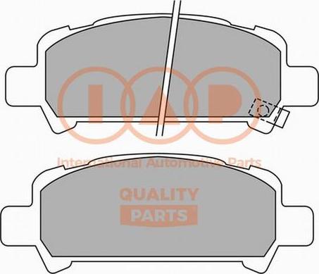 IAP QUALITY PARTS 704-15051P - Əyləc altlığı dəsti, əyləc diski furqanavto.az