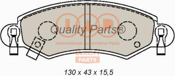 IAP QUALITY PARTS 704-16097 - Əyləc altlığı dəsti, əyləc diski furqanavto.az