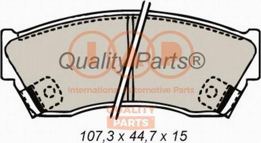 IAP QUALITY PARTS 704-16060 - Əyləc altlığı dəsti, əyləc diski furqanavto.az