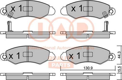 IAP QUALITY PARTS 704-16063P - Əyləc altlığı dəsti, əyləc diski furqanavto.az