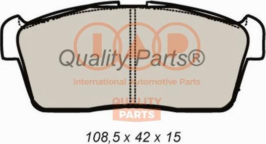 IAP QUALITY PARTS 704-16080X - Əyləc altlığı dəsti, əyləc diski furqanavto.az