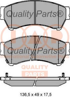 IAP QUALITY PARTS 704-11058 - Əyləc altlığı dəsti, əyləc diski furqanavto.az