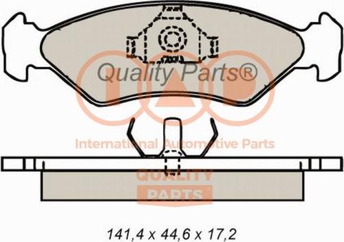 IAP QUALITY PARTS 704-11012 - Əyləc altlığı dəsti, əyləc diski furqanavto.az