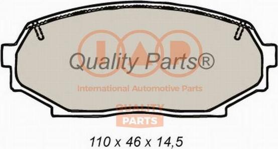 IAP QUALITY PARTS 704-11031 - Əyləc altlığı dəsti, əyləc diski furqanavto.az