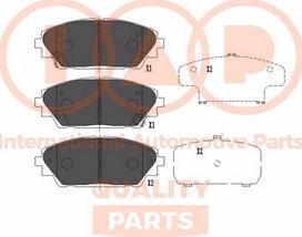 IAP QUALITY PARTS 704-11029X - Əyləc altlığı dəsti, əyləc diski furqanavto.az