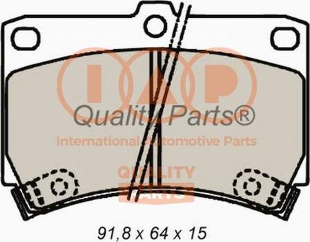 IAP QUALITY PARTS 704-11021X - Əyləc altlığı dəsti, əyləc diski furqanavto.az