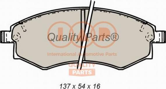 IAP QUALITY PARTS 704-18020 - Əyləc altlığı dəsti, əyləc diski furqanavto.az