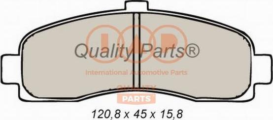 IAP QUALITY PARTS 704-13091 - Əyləc altlığı dəsti, əyləc diski furqanavto.az