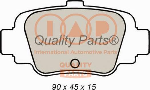 IAP QUALITY PARTS 704-13092 - Əyləc altlığı dəsti, əyləc diski furqanavto.az