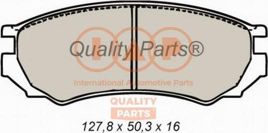 IAP QUALITY PARTS 704-13080 - Əyləc altlığı dəsti, əyləc diski furqanavto.az