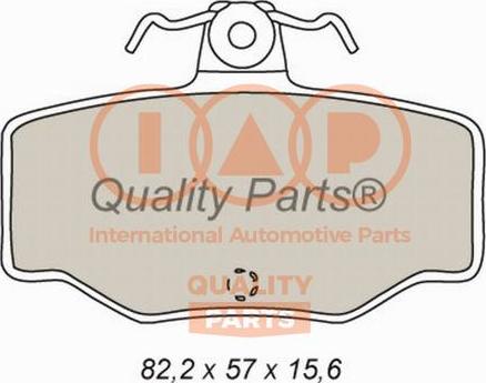 IAP QUALITY PARTS 704-13083 - Əyləc altlığı dəsti, əyləc diski furqanavto.az