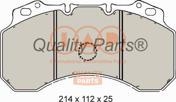 IAP QUALITY PARTS 704-13151X - Əyləc altlığı dəsti, əyləc diski furqanavto.az