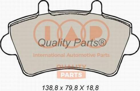 IAP QUALITY PARTS 704-13160X - Əyləc altlığı dəsti, əyləc diski furqanavto.az