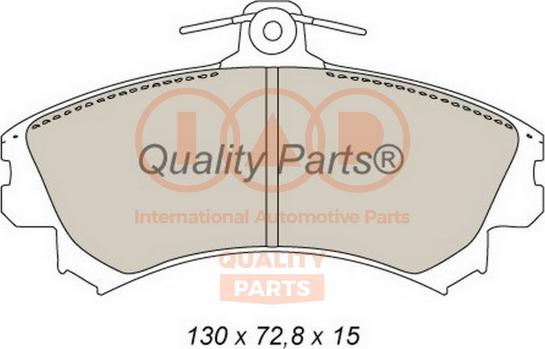 IAP QUALITY PARTS 704-12095 - Əyləc altlığı dəsti, əyləc diski furqanavto.az